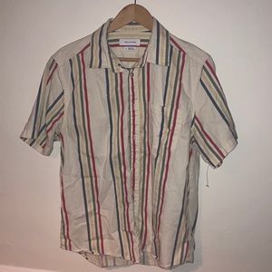 🌿 URBAN OUTFITTERS Size Medium Short Sleeve Button Down Glacier National Park ⛰